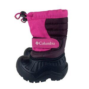 New Columbia Baby Girls sz 4 Pink Insulated Waterproof Winter Snow Boots